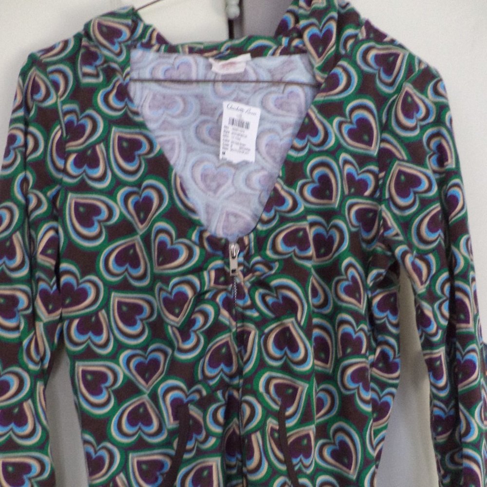 Charlotte Russe  Dark Brown Multi Color Hoodie